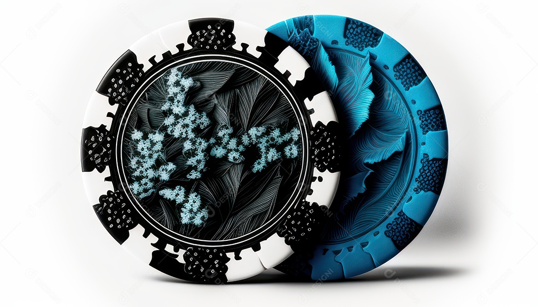 Fichas de apostas de pokers