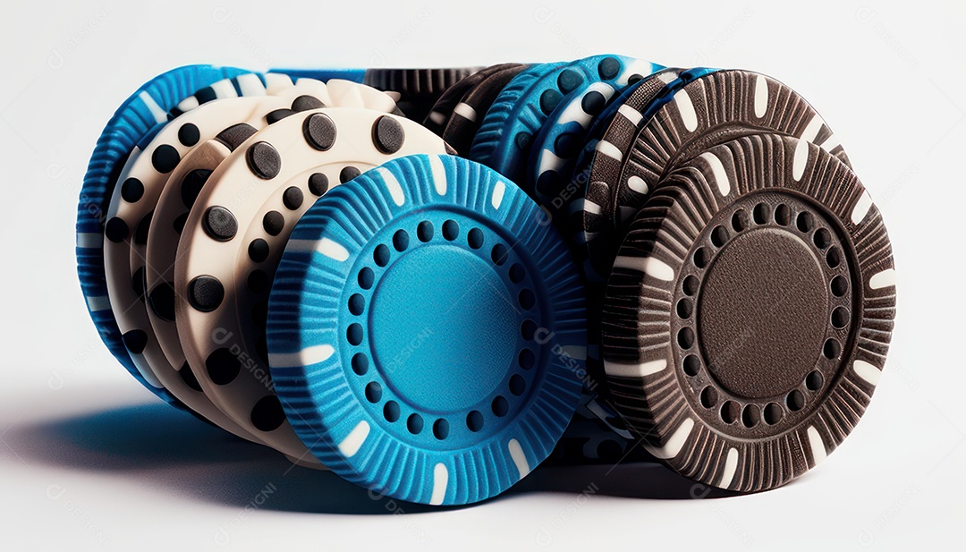 Fichas de apostas de pokers