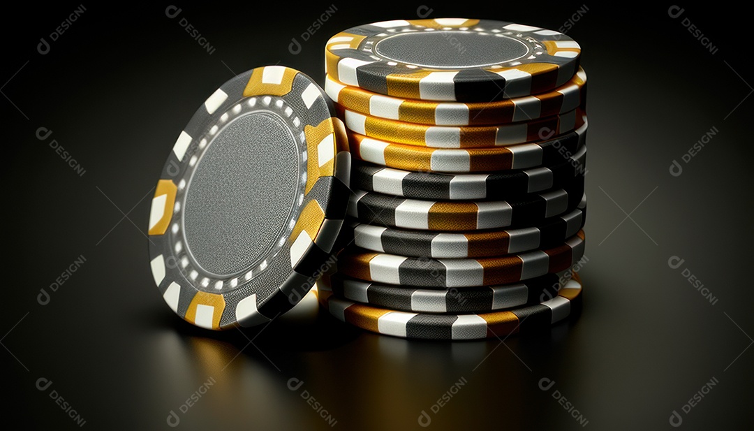 Fichas de apostas de pokers