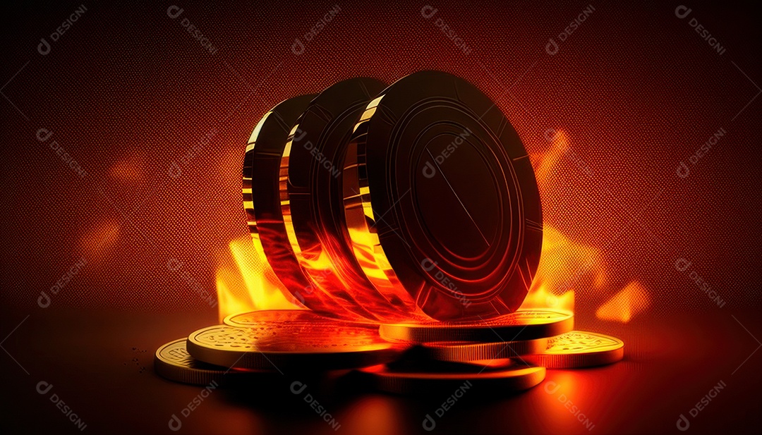 Fichas de apostas de pokers