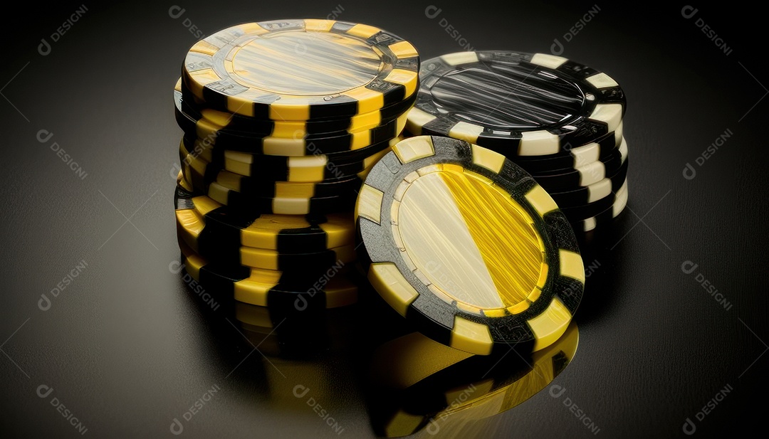 Fichas de apostas de pokers