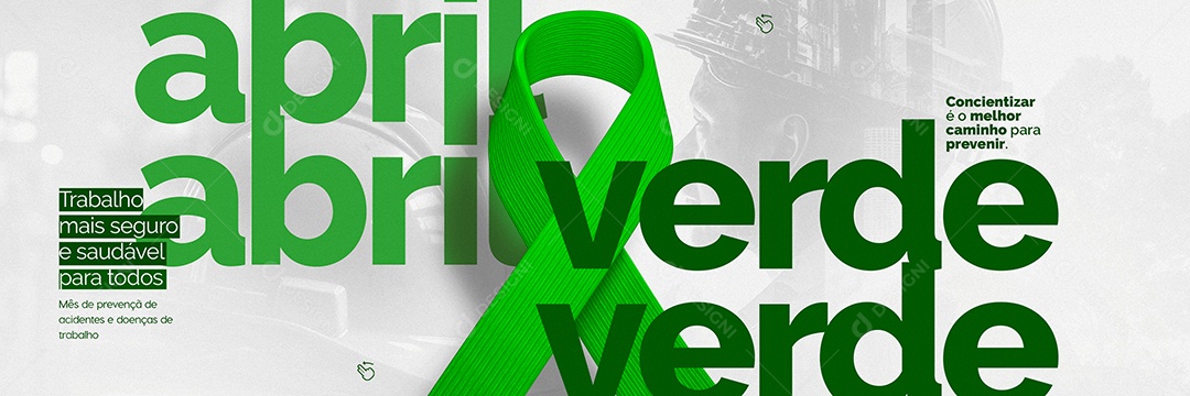Concientizar é o Melhor Caminho Para Prevenir Carrossel Abril Verde Social Media PSD Editável