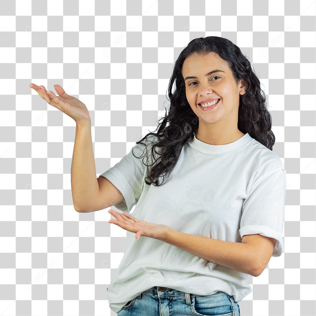 Mulher Sorrindo PNG Transparente