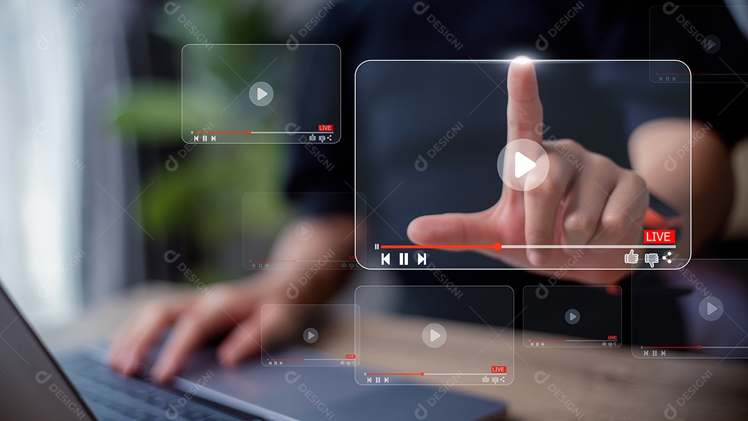 Streaming on-line, assistir a vídeos na internet, concerto ao vivo