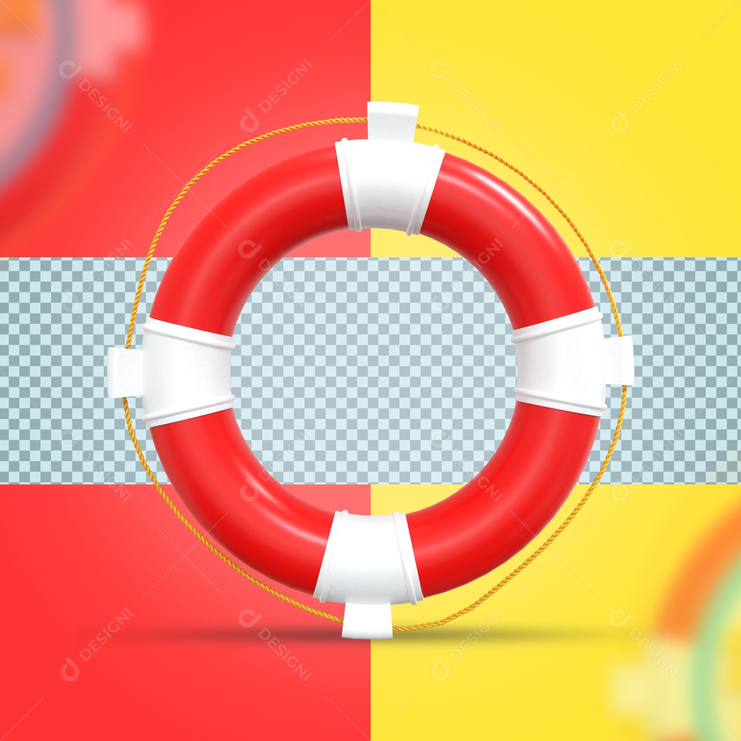 Elemento De 1 Boias Salva Vidas Para Composição PSD