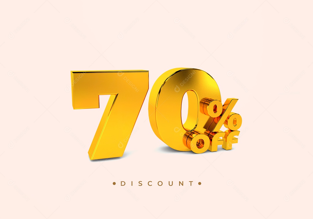 Elemento De Numero 70% Desconto Para Composição PSD