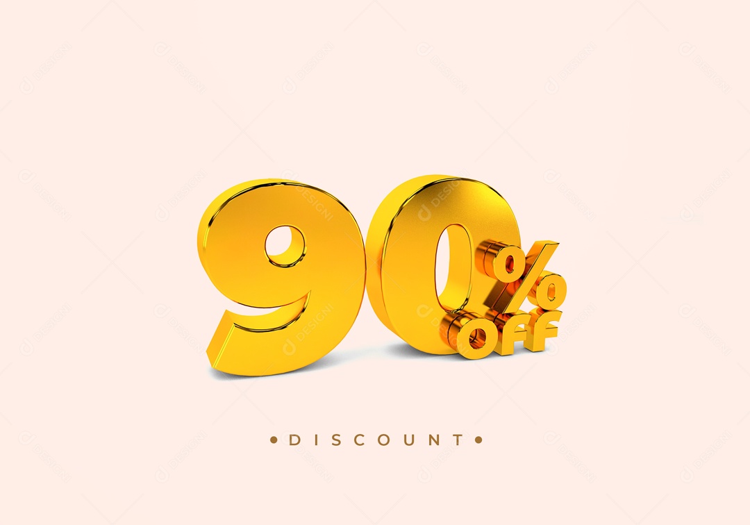 Elemento De Numero 90% Desconto Para Composição PSD