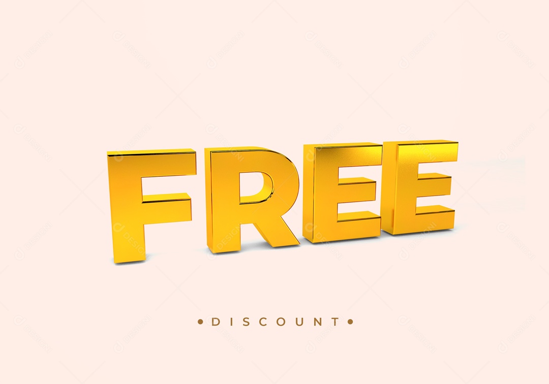 Elemento Dourado Free Para Composição PSD