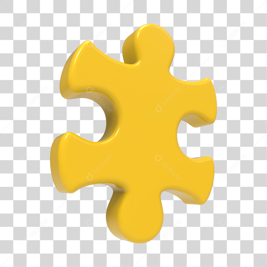 Quebra Cabeça Elemento 3D Do Dia Do Autismo PNG Transparente