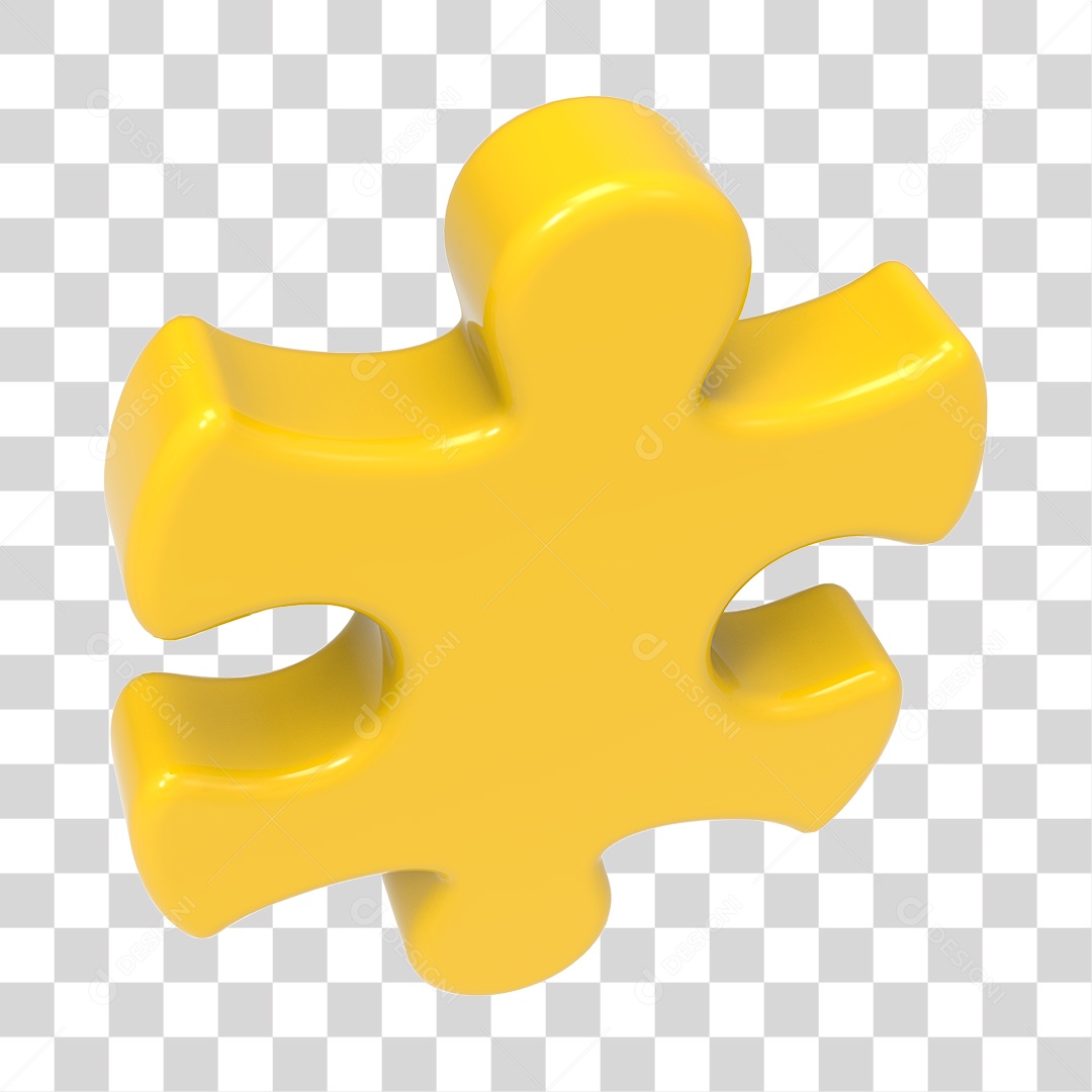 Quebra Cabeça Elemento 3D Do Dia Do Autismo PNG Transparente