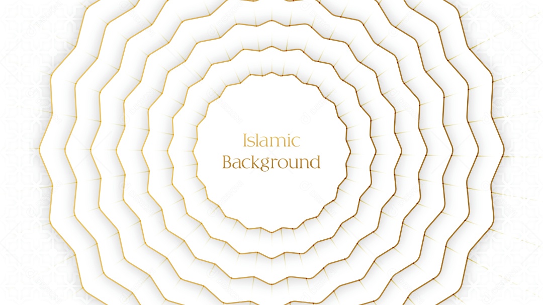 Background Islâmica Vetorial Formas EPS Editável