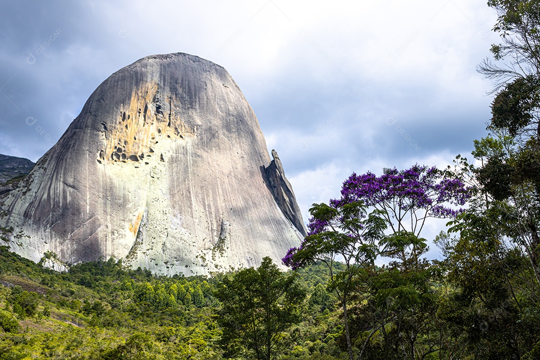 Pedra Azul em Domingos Martins, estado de Espirito Santo, Brasil.