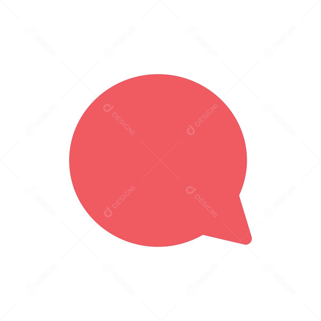 Ilustração Ícone Mensagem Vetor EPS Editável