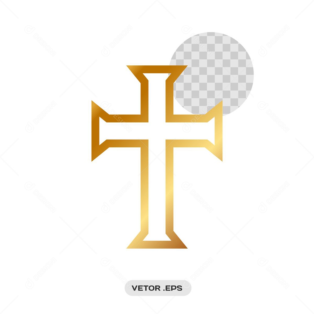 Ilustração de Cruz Vetor EPS Editável