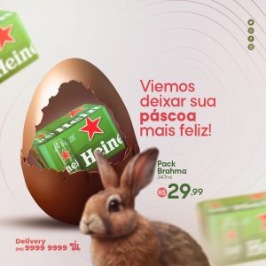 Vamos Deixar Sua Páscoa Mais Feliz Social Media PSD Editável