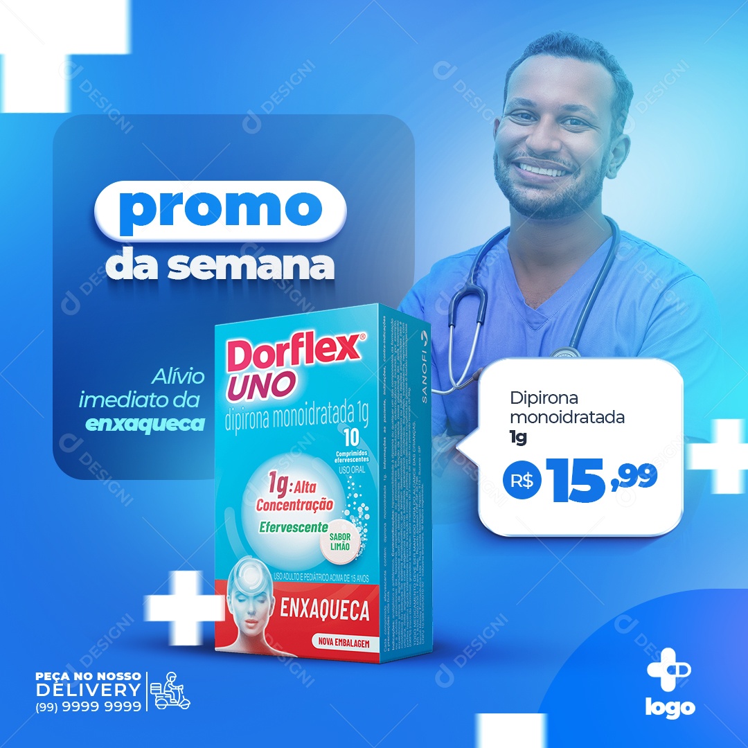 Promo da Semana Venha Conferir Social Media PSD Editável