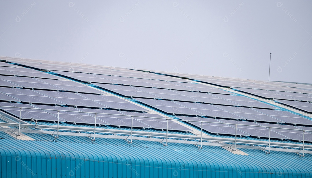 Energia solar para construção de fábricas ou armazéns