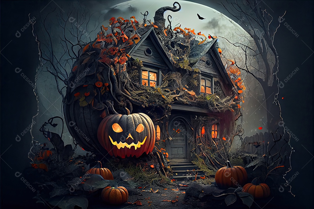 Dia de Halloween olhos de Jack O lanternas doces ou travessuras Samhain Todas as Relíquias véspera de todos os santos assustador Horror Fantasma Demônio background 31 de outubro.