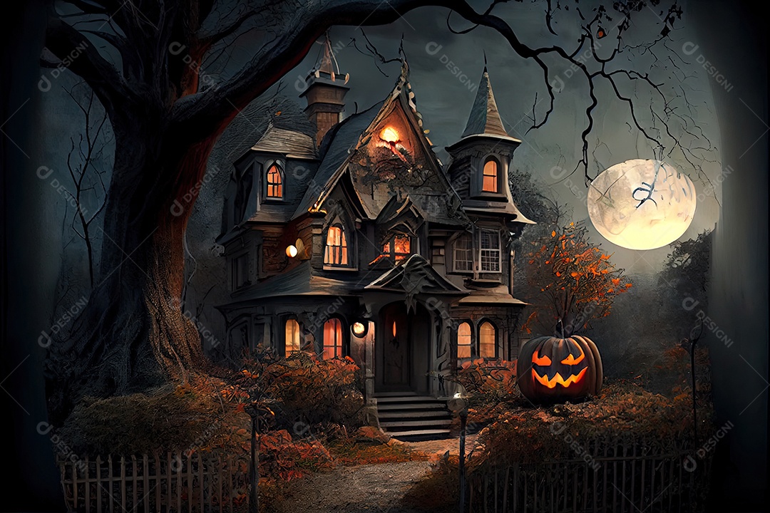 Dia de Halloween olhos de Jack O lanternas doces ou travessuras Samhain Todas as Relíquias véspera de todos os santos assustador Horror Fantasma Demônio background 31 de outubro.