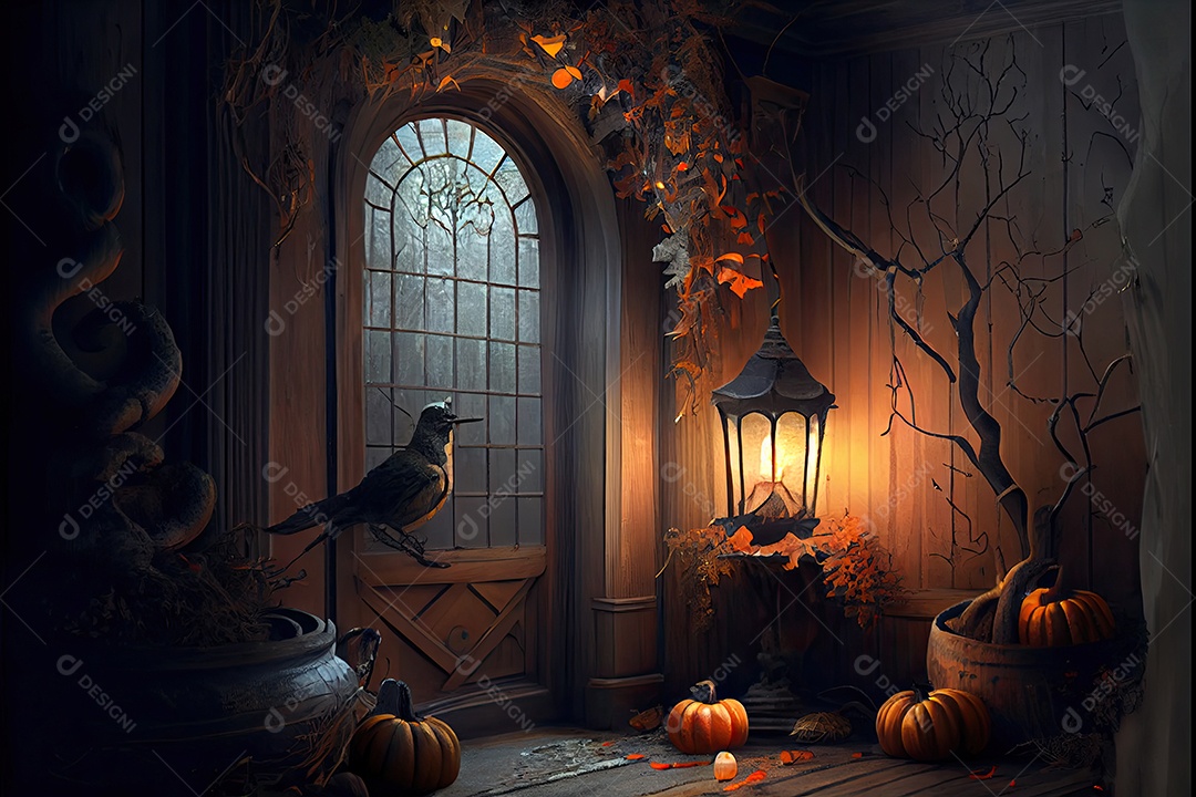 Dia de Halloween olhos de Jack O lanternas doces ou travessuras Samhain Todas as Relíquias véspera de todos os santos assustador Horror Fantasma Demônio background 31 de outubro.