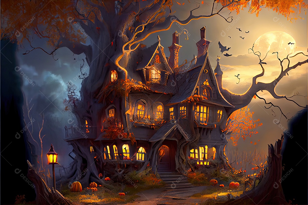 Dia de Halloween olhos de Jack O lanternas doces ou travessuras Samhain Todas as Relíquias véspera de todos os santos assustador Horror Fantasma Demônio background 31 de outubro.