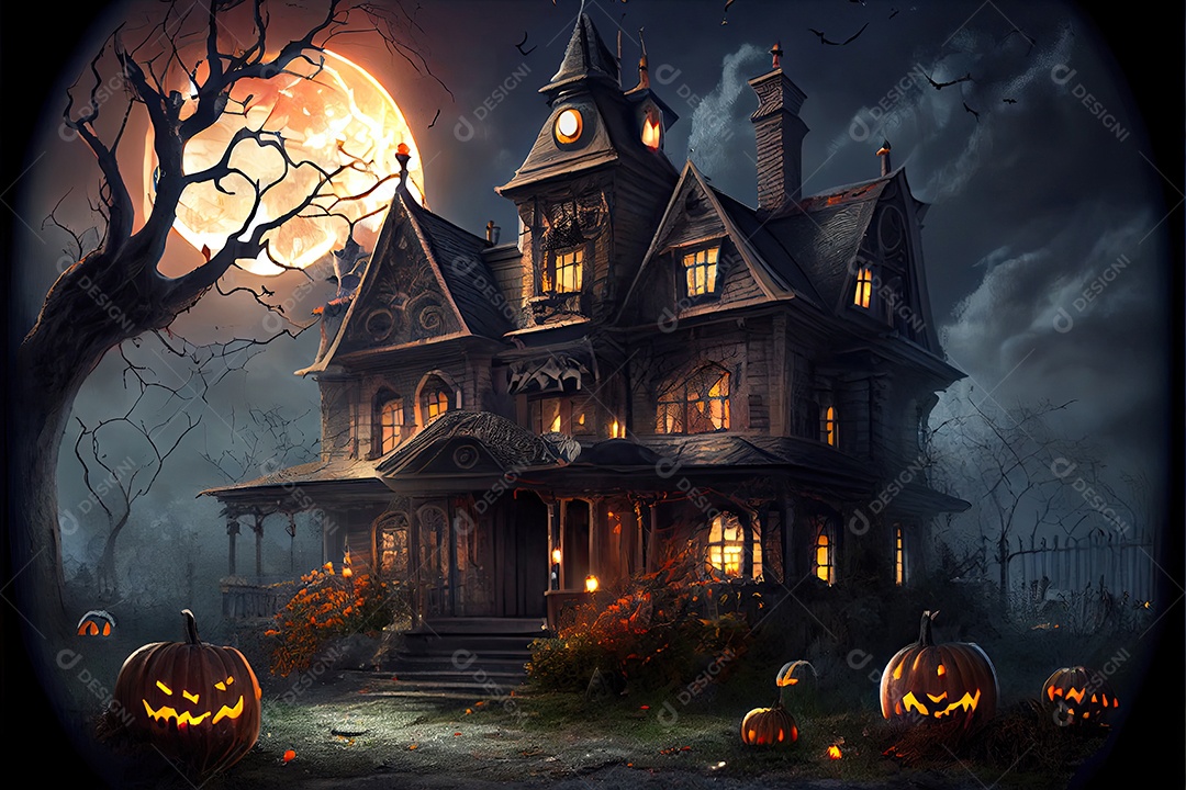 Dia de Halloween olhos de Jack O lanternas doces ou travessuras Samhain Todas as Relíquias véspera de todos os santos assustador Horror Fantasma Demônio background 31 de outubro.