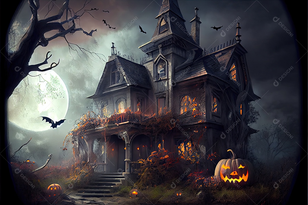 Dia de Halloween olhos de Jack O lanternas doces ou travessuras Samhain Todas as Relíquias véspera de todos os santos assustador Horror Fantasma Demônio background 31 de outubro.