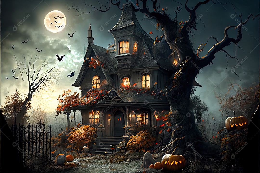 Dia de Halloween olhos de Jack O lanternas doces ou travessuras Samhain Todas as Relíquias véspera de todos os santos assustador Horror Fantasma Demônio background 31 de outubro.