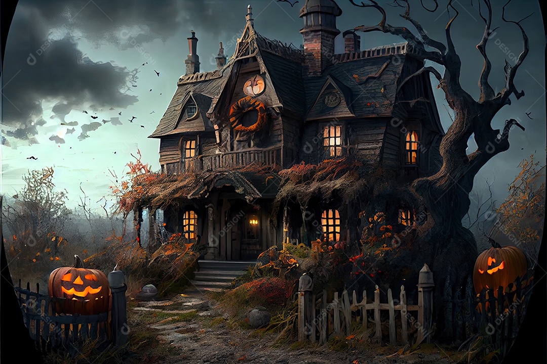 Dia de Halloween olhos de Jack O lanternas doces ou travessuras Samhain Todas as Relíquias véspera de todos os santos assustador Horror Fantasma Demônio background 31 de outubro.