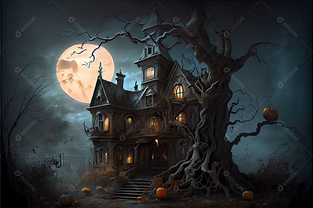 Dia de Halloween olhos de Jack O lanternas doces ou travessuras Samhain Todas as Relíquias véspera de todos os santos assustador Horror Fantasma Demônio background 31 de outubro.
