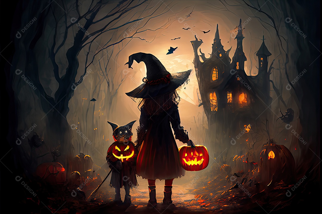 Dia de Halloween olhos de Jack O lanternas doces ou travessuras Samhain Todas as Relíquias véspera de todos os santos assustador Horror Fantasma Demônio background 31 de outubro.