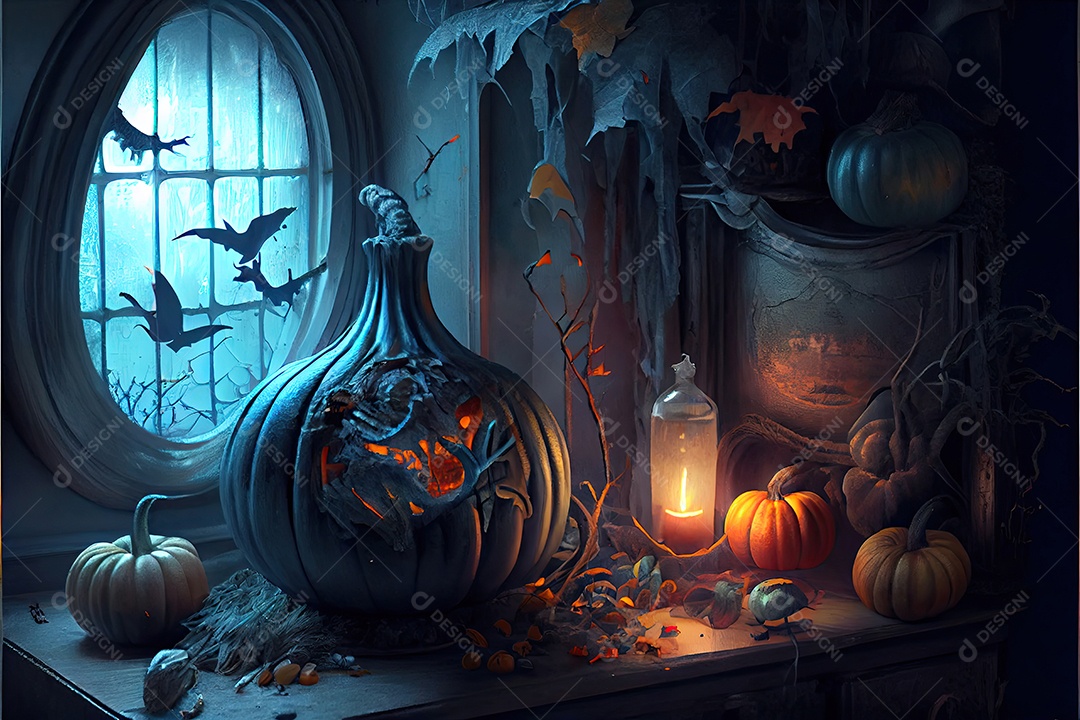 Dia de Halloween olhos de Jack O lanternas doces ou travessuras Samhain Todas as Relíquias véspera de todos os santos assustador Horror Fantasma Demônio background 31 de outubro.