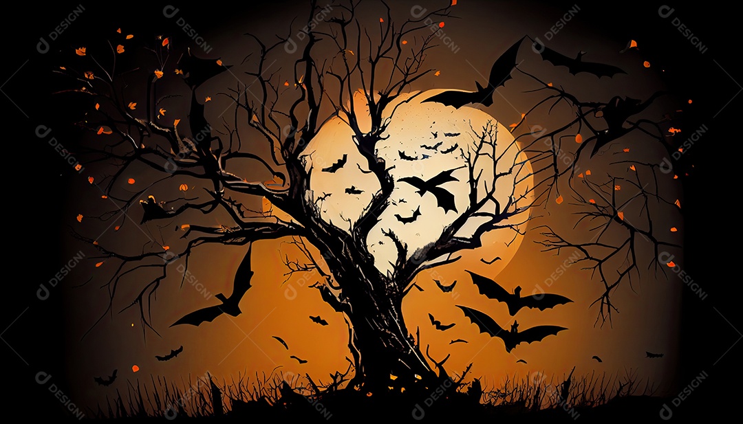 Dia de Halloween olhos de Jack O lanternas doces ou travessuras Samhain Todas as Relíquias véspera de todos os santos Eve All halloween assustador Horror Fantasma Demônio background 31 de outubro.