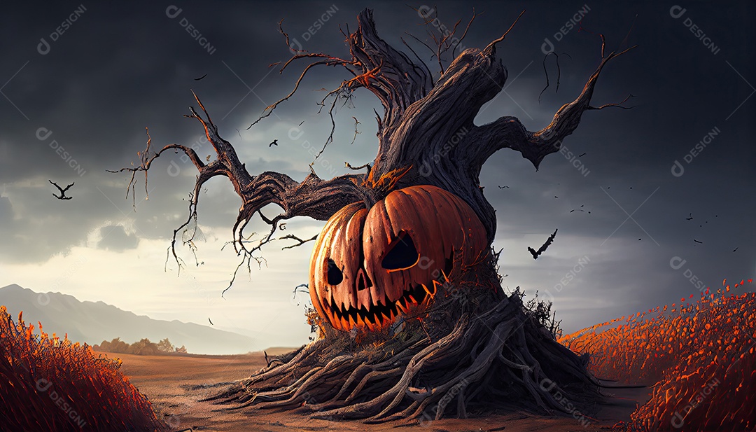 Dia de Halloween olhos de Jack O lanternas doces ou travessuras Samhain Todas as Relíquias véspera de todos os santos Eve All halloween assustador Horror Fantasma Demônio background 31 de outubro.