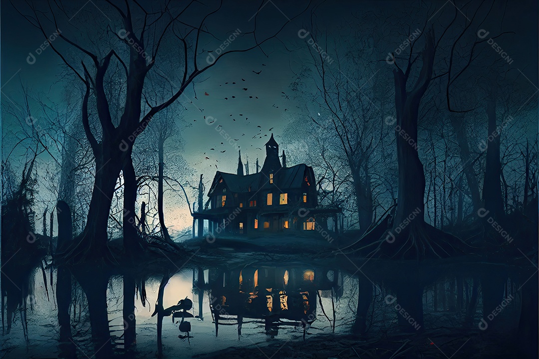 Dia de Halloween olhos de Jack O lanternas doces ou travessuras Samhain Todas as Relíquias véspera de todos os santos Eve All halloween assustador Horror Fantasma Demônio background 31 de outubro.