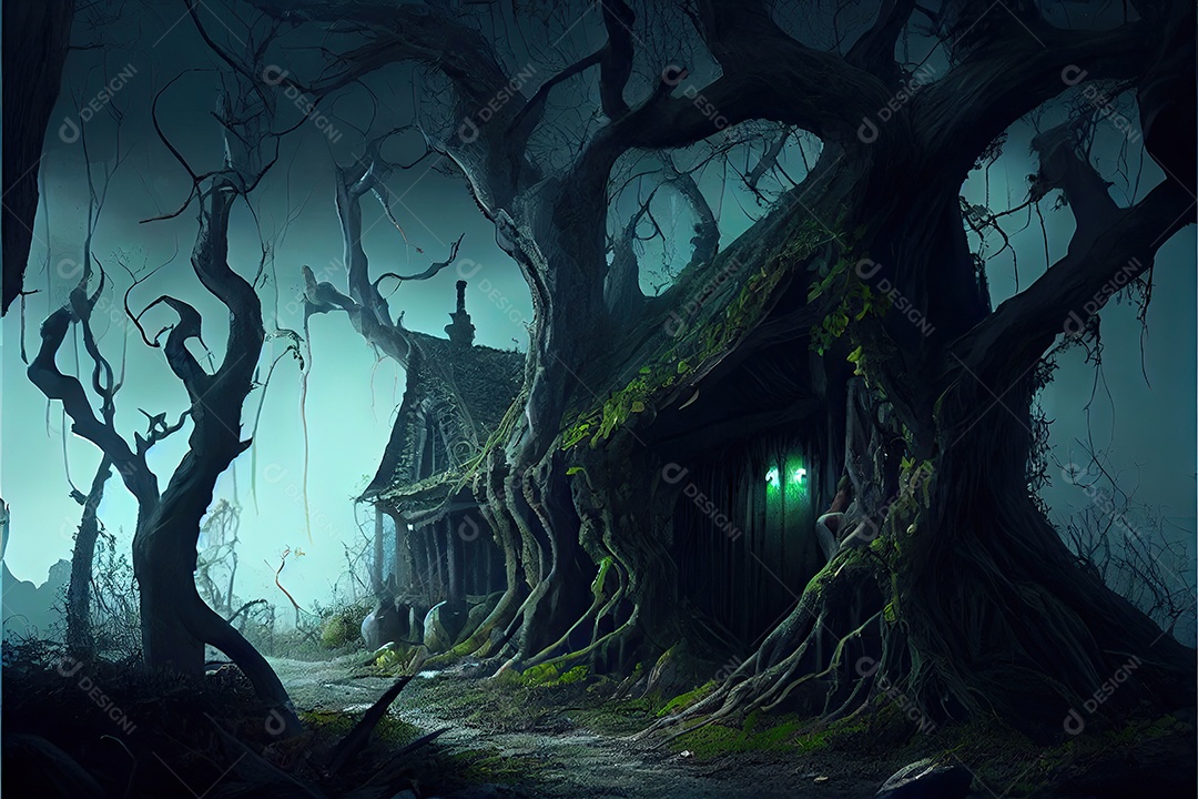 Dia de Halloween olhos de Jack O lanternas doces ou travessuras Samhain Todas as Relíquias véspera de todos os santos Eve All halloween assustador Horror Fantasma Demônio background 31 de outubro.