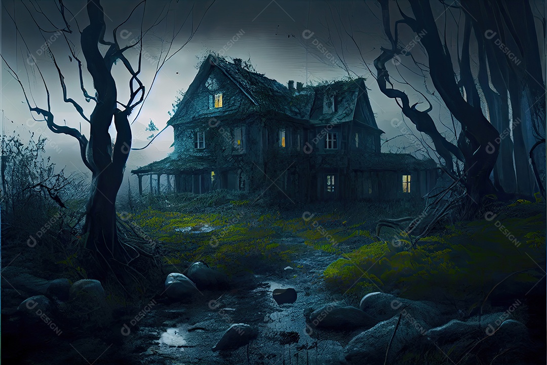 Dia de Halloween olhos de Jack O lanternas doces ou travessuras Samhain Todas as Relíquias véspera de todos os santos Eve All halloween assustador Horror Fantasma Demônio background 31 de outubro.