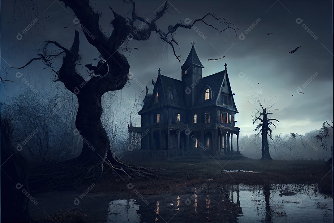 Dia de Halloween olhos de Jack O lanternas doces ou travessuras Samhain Todas as Relíquias véspera de todos os santos Eve All halloween assustador Horror Fantasma Demônio background 31 de outubro.