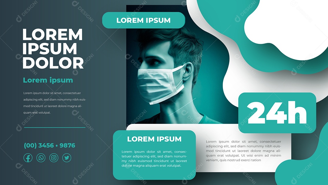 Layout De Hospital AI + EPS Editável