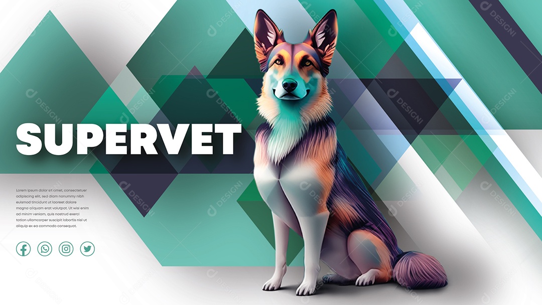 Layout De Supervet AI + EPS Editável