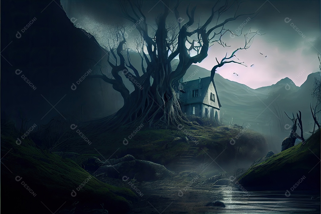 Dia de Halloween olhos de Jack O lanternas doces ou travessuras Samhain Todas as Relíquias véspera de todos os santos Eve All halloween assustador Horror Fantasma Demônio background 31 de outubro.