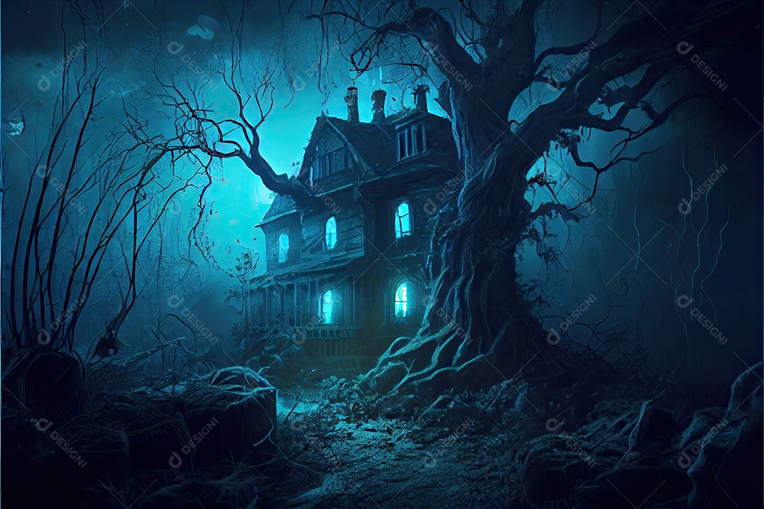 Dia de Halloween olhos de Jack O lanternas doces ou travessuras Samhain Todas as Relíquias véspera de todos os santos Eve All halloween assustador Horror Fantasma Demônio background 31 de outubro.