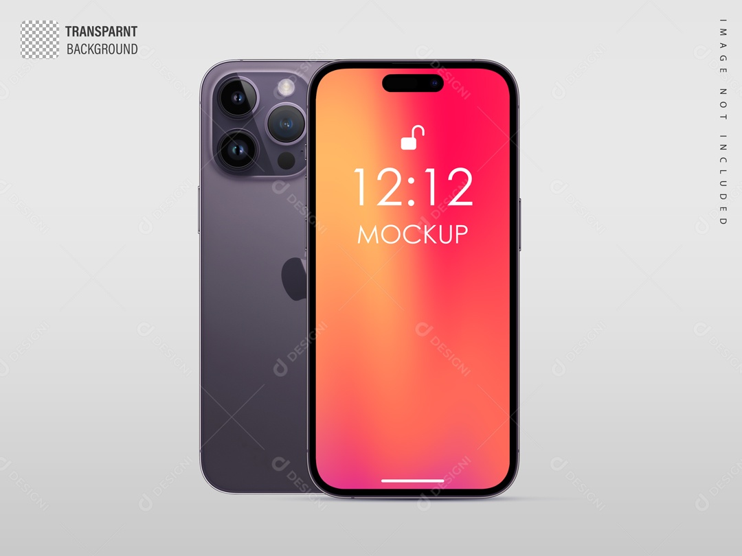 Mockup De 2 Iphone PSD Editável