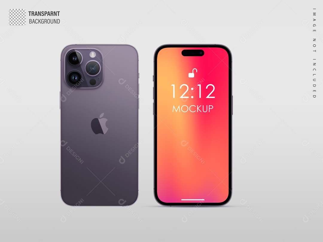 Mockup De 2 Iphone PSD Editável