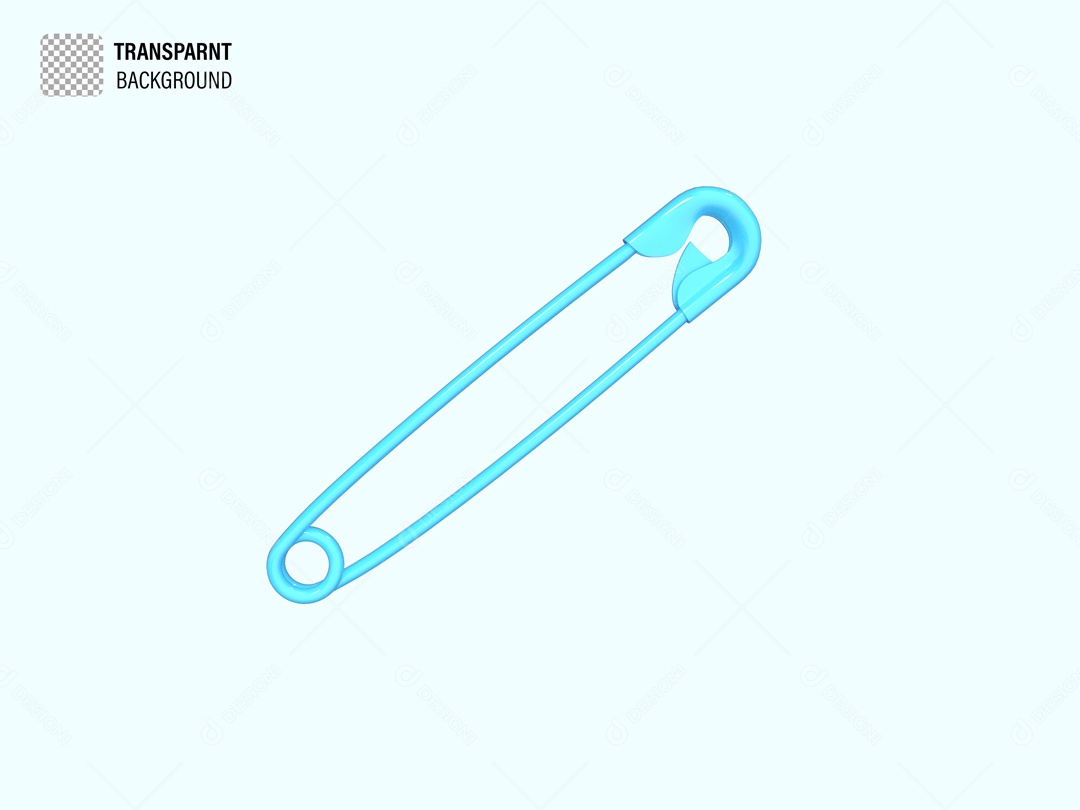 Elemento De Alfinete Azul Para Composição PSD