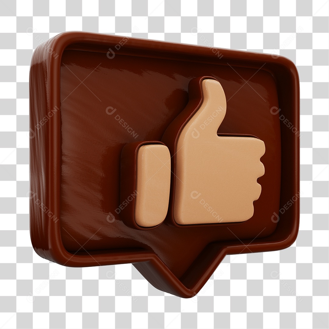 Like De Páscoa Elemento 3D Para Composição PNG Transparente