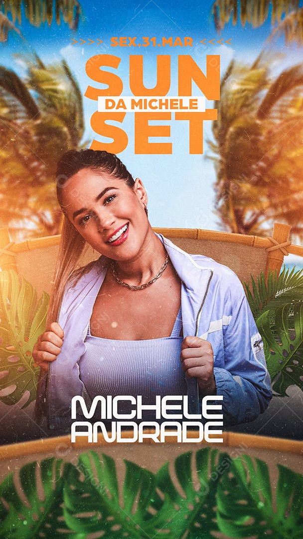 Story Sun Da Michele Set Flyer Michele Andrade Social Media PSD Editável