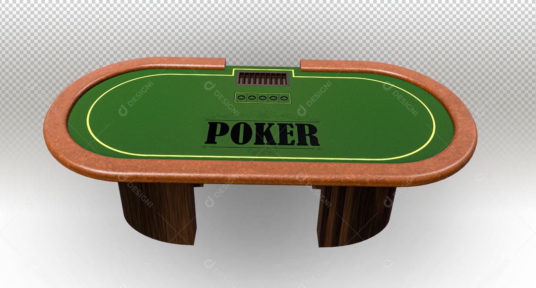 Elemento De Mesa De Poker Para Composição PSD