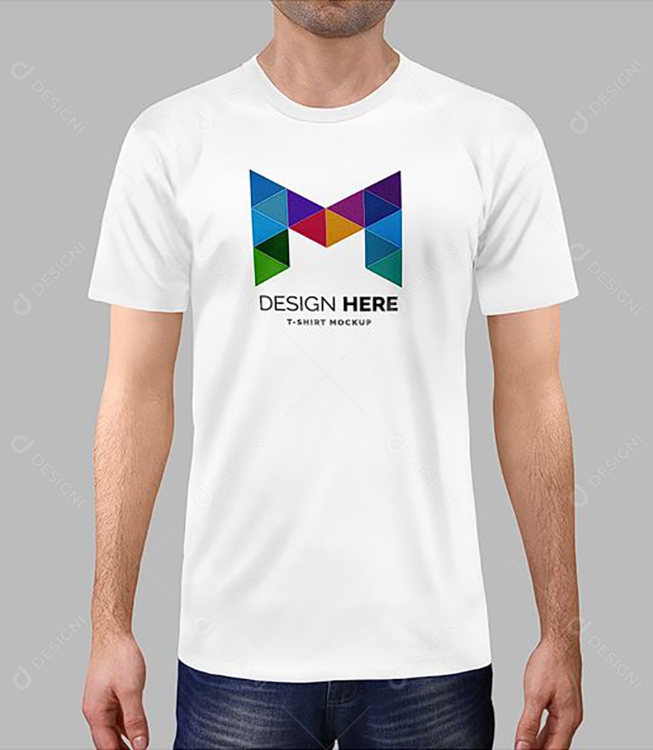 Mockup Camisa Camiseta Com Modelo PSD