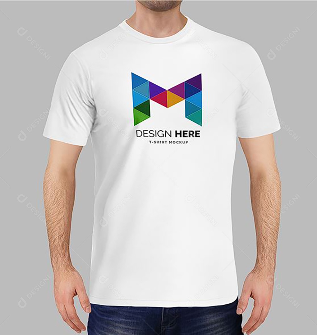 Mockup Camisa Camiseta Com Modelo PSD